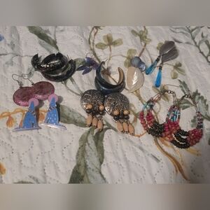 9 Earrings Set Assorted Bundle